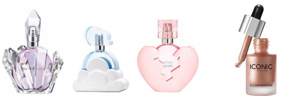 Ariana Grande perfumes and ICONIC London