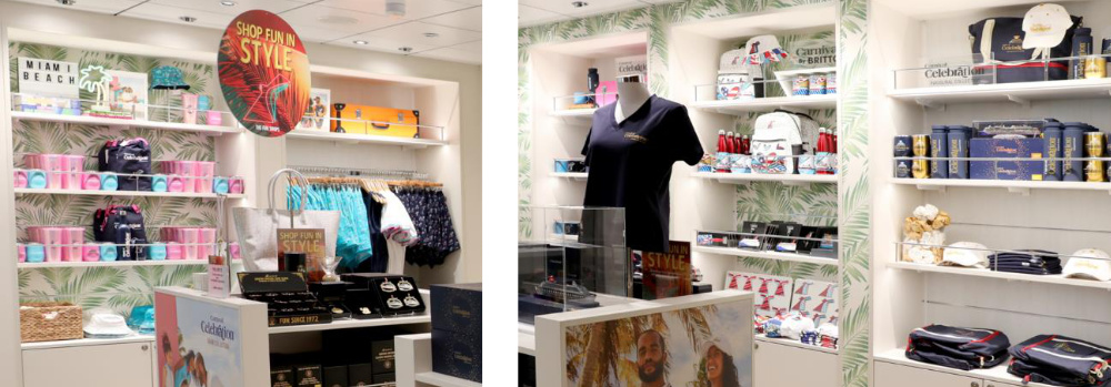 Carnival branded offerings – Miami Celebration, Romero Britto and Carnival Celebration Inaugural Collection.